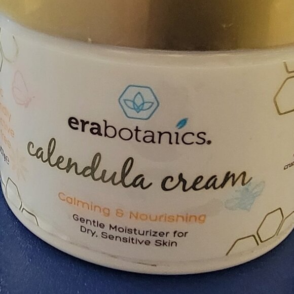 Erabotanics Calendula Calming Cream for dry Sensitive Skin Sealed Jar - Picture 2 of 10